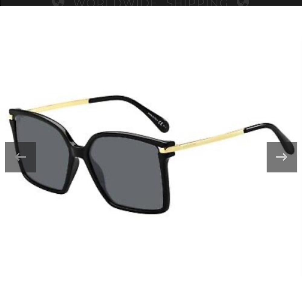 Sunglasses GV 7130/S Black Gray 807 / Ir Givenchy Authentic
